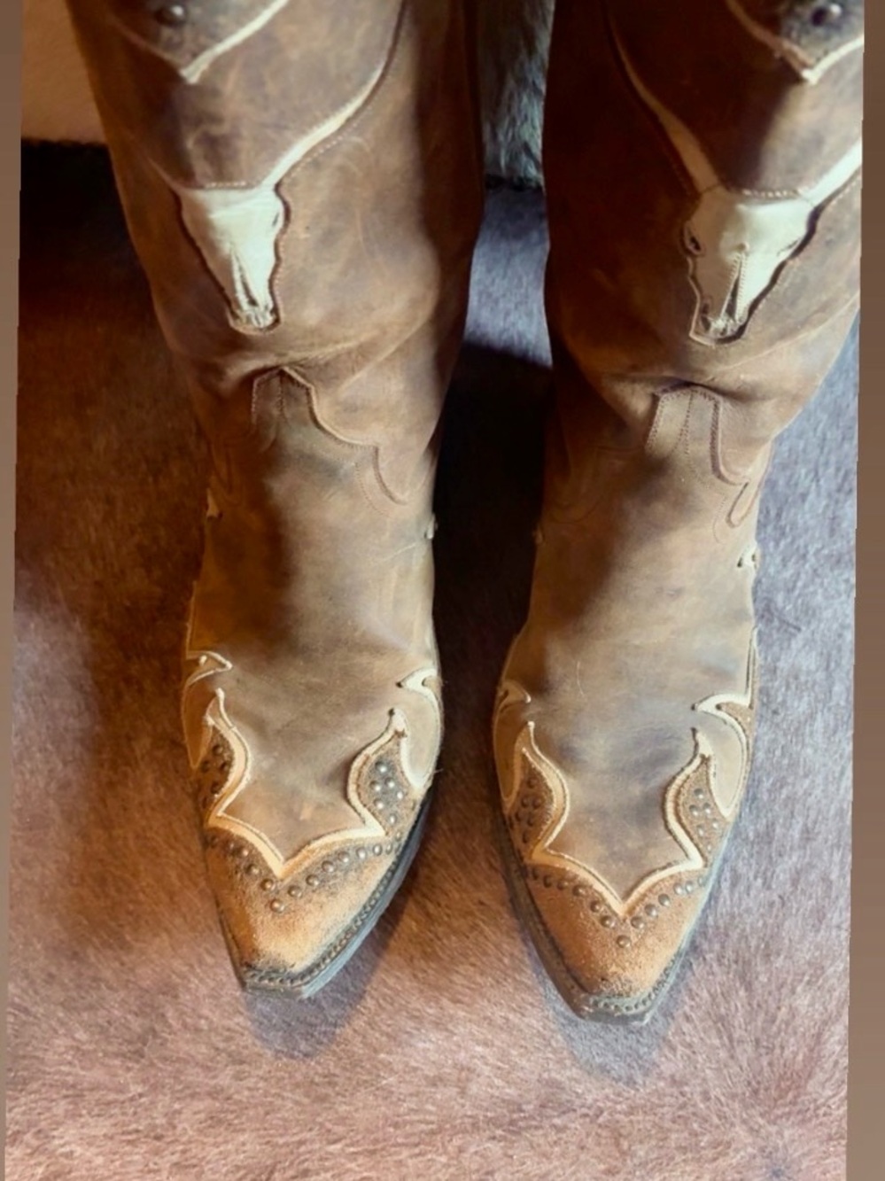 Lane “Steer it up” cowboy boots size 9.5 - Picture 6 of 9